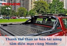 Thanh thể thao xe bán tải nâng tầm diện mạo cùng Monde