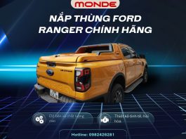 Nắp thùng bán tải Ford XLS tối đa hóa không gian tăng tính thẩm mỹ