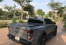 Nắp thùng cuộn điện Ford Ranger do Monde sản xuất tích hợp công nghệ tiên tiến