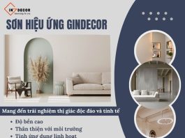 Sơn hiệu ứng Gindecor: giải pháp hoàn thiện nội thất mang đậm dấu ấn cá tính
